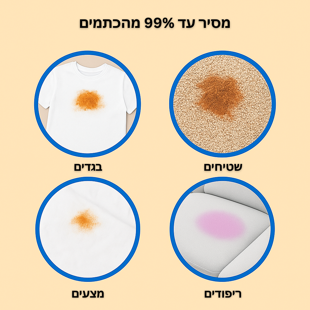 StainX – תרסיס הקסם להסרת כתמים
